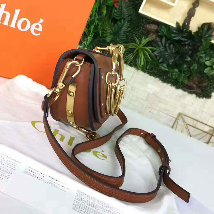 2017 Chloe Small Nile bracelet bag in original calfskin leather