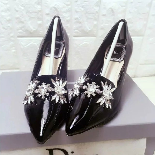 2017 Dior women shoes in Patent leather