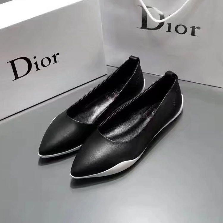 2017 Dior women shoes in Sheepskin leather