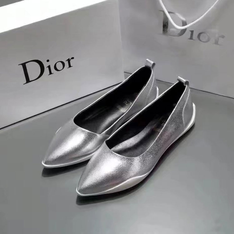 2017 Dior women shoes in Sheepskin leather