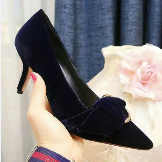 2017 Dior women shoes in Velvet