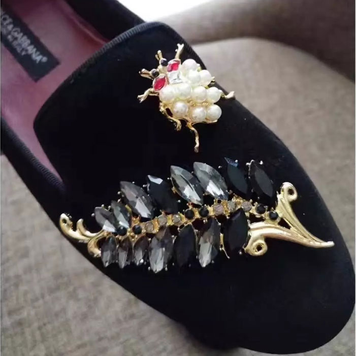 2017 Dolce&Gabbana(D&G) women shoes in Cashmere