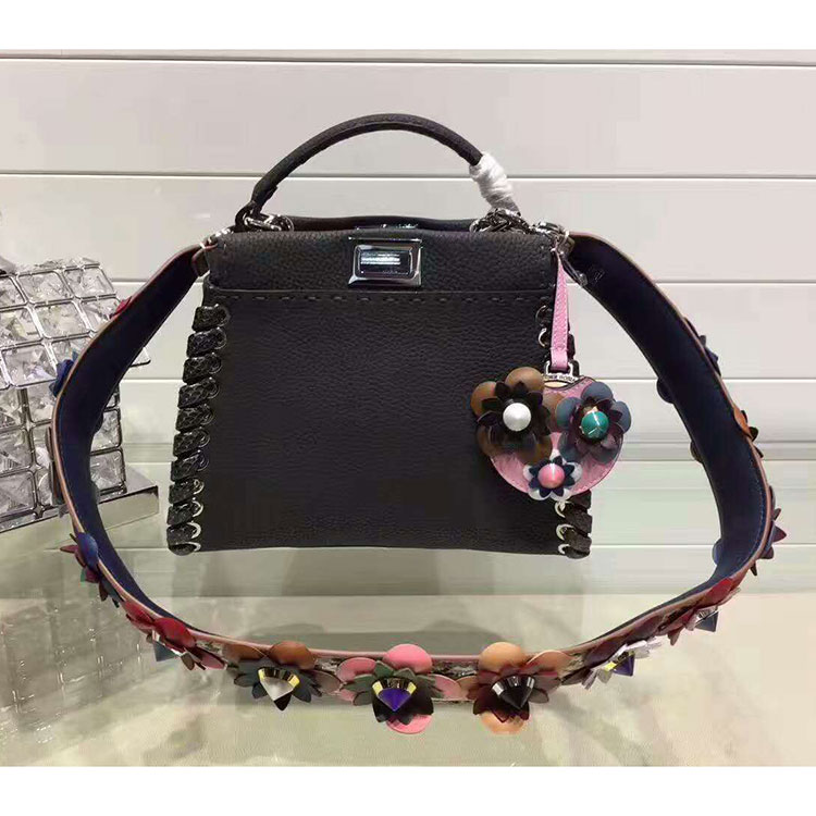 2017 Fendi MINI PEEKABOO handbag in Original calfskin leather 2447