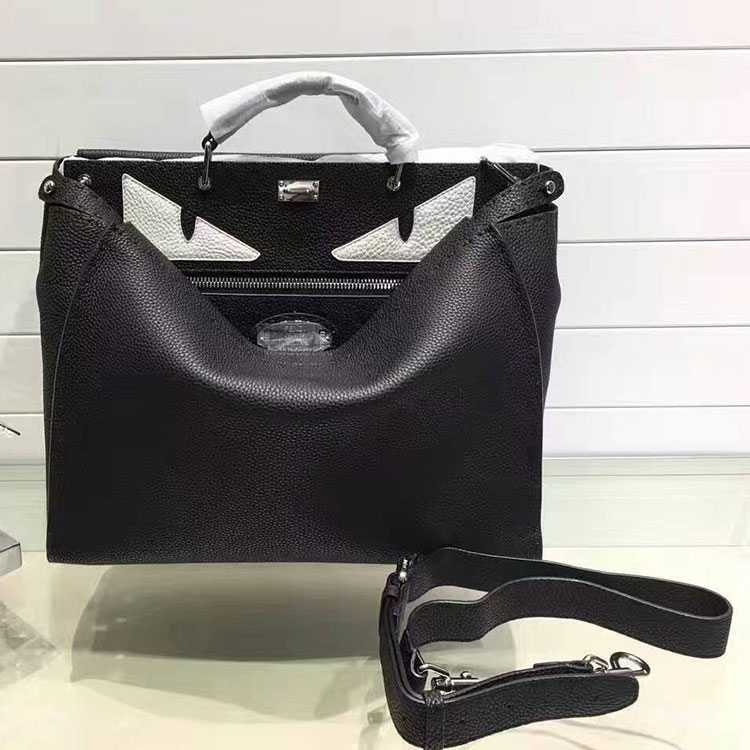 2017 Fendi Men Selleria Peekaboo-Small handbag in leather 7VA388