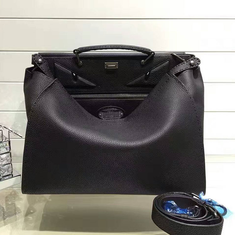 2017 Fendi Men Selleria Peekaboo-Small handbag in leather 7VA388