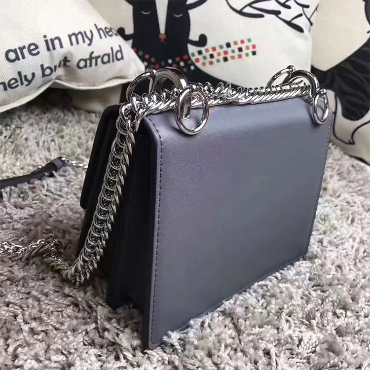 2017 Fendi SMALL KAN I bag in calfskin leather 8M0381