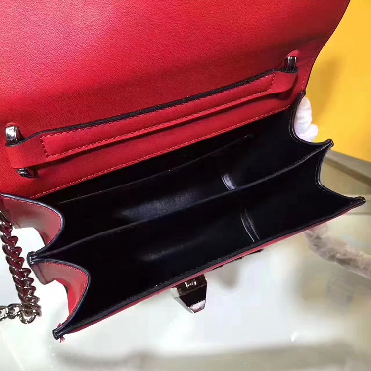 2017 Fendi SMALL KAN I bag in calfskin leather 8M03819
