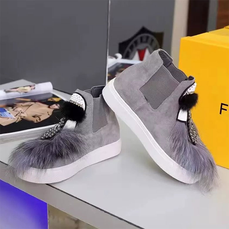 2017 Fendi women Casual shoes in Nubuck Leather