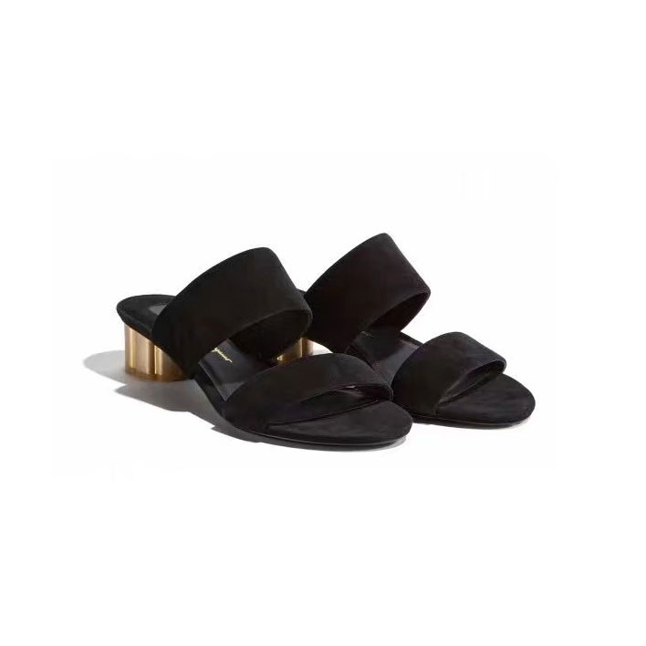 2017 Ferragamo women Sandals in velvet