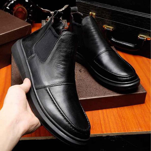 2017 Gucci men Short Boots in Calfskin leather