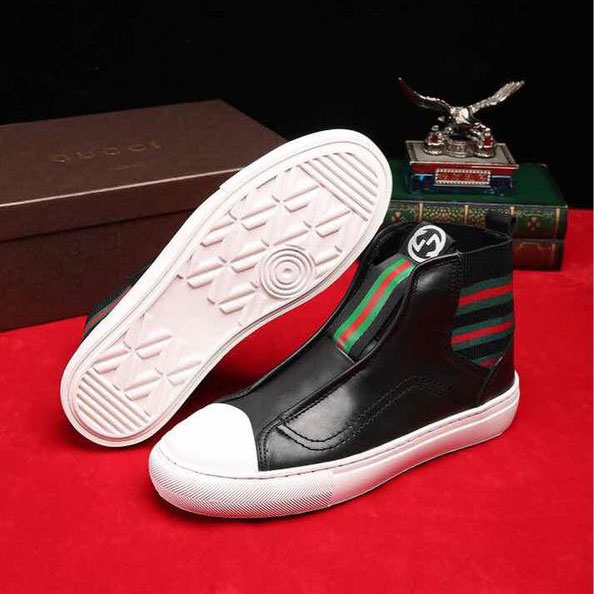 2017 Gucci men Short Boots in Calfskin leather