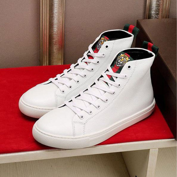 2017 Gucci men Sneakers shoes in Calfskin leather inside Lambskin leather