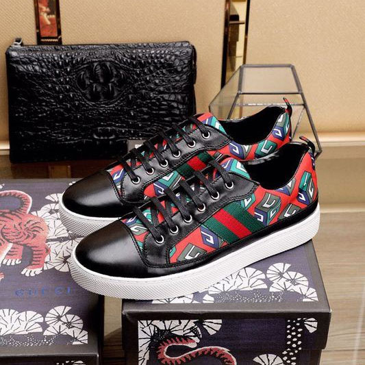 2017 Gucci men Sneakers shoes in Calfskin leather inside Lambskin leather