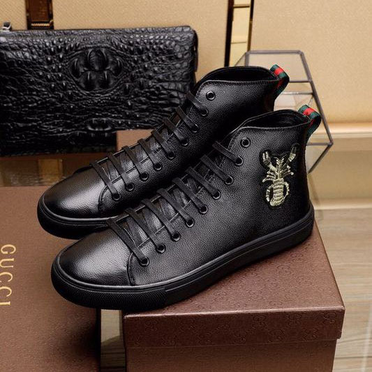 2017 Gucci men Sneakers shoes in Calfskin leather inside Lambskin leather