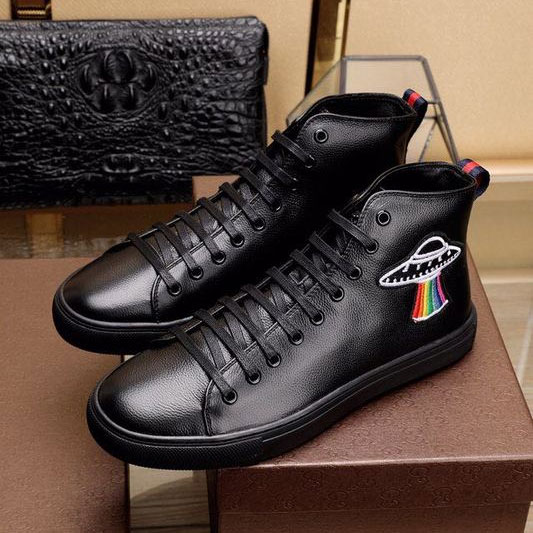 2017 Gucci men Sneakers shoes in Calfskin leather inside Lambskin leather