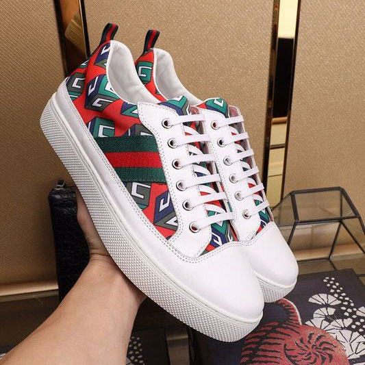 2017 Gucci men Sneakers shoes in Calfskin leather inside Lambskin leather