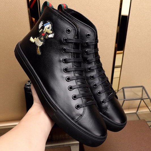 2017 Gucci men Sneakers shoes in Calfskin leather inside Lambskin leather