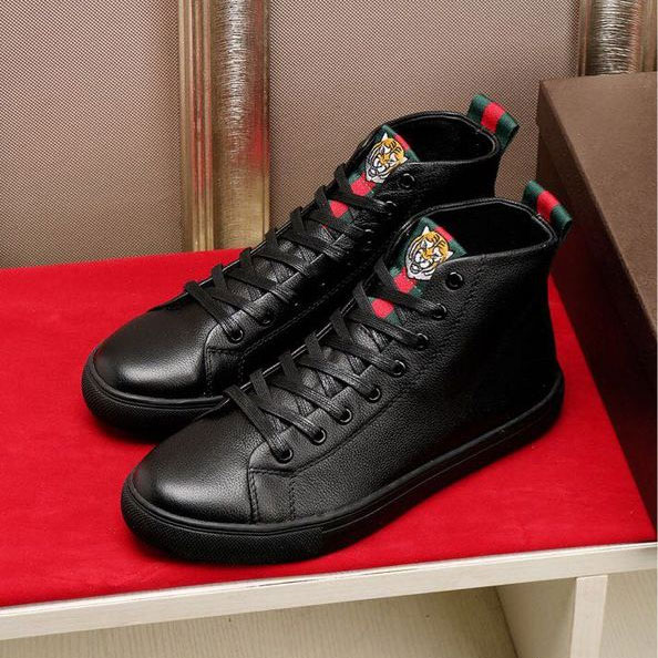 2017 Gucci men Sneakers shoes in Calfskin leather inside Lambskin leather