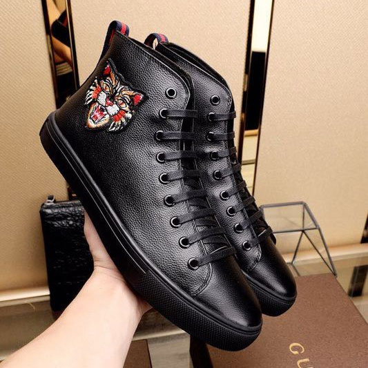 2017 Gucci men Sneakers shoes in Calfskin leather inside Lambskin leather