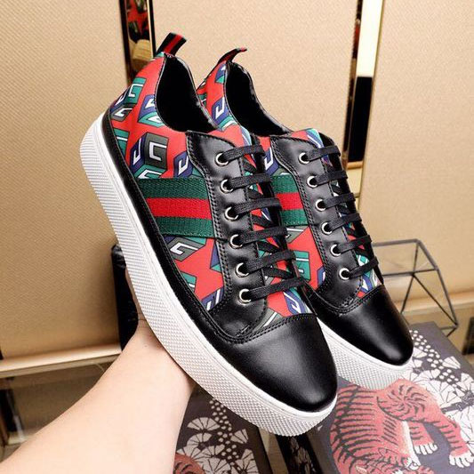 2017 Gucci men Sneakers shoes in Calfskin leather inside Lambskin leather