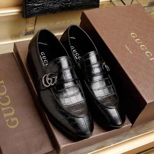 2017 Gucci men shoes in Calfskin leather inside Lambskin leather