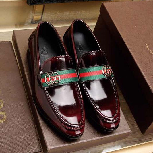 2017 Gucci men shoes in Calfskin leather inside Lambskin leather