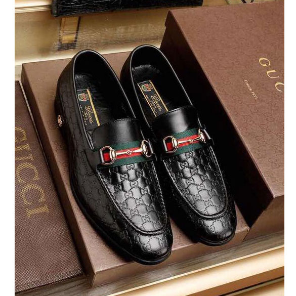 2017 Gucci men shoes in Calfskin leather inside Lambskin leather