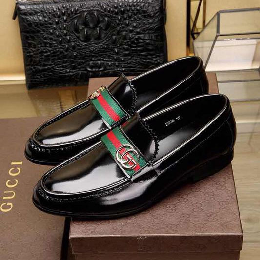 2017 Gucci men shoes in Calfskin leather inside Lambskin leather