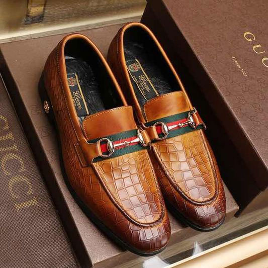 2017 Gucci men shoes in Calfskin leather inside Lambskin leather