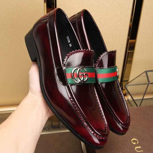 2017 Gucci men shoes in Calfskin leather inside Lambskin leather