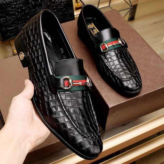 2017 Gucci men shoes in Calfskin leather inside Lambskin leather