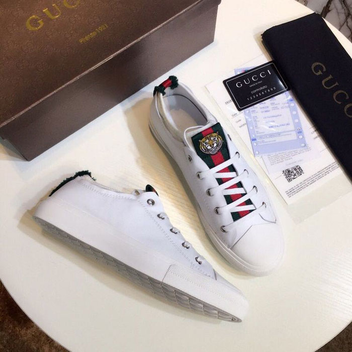 2017 Gucci men shoes inside Lambskin leather