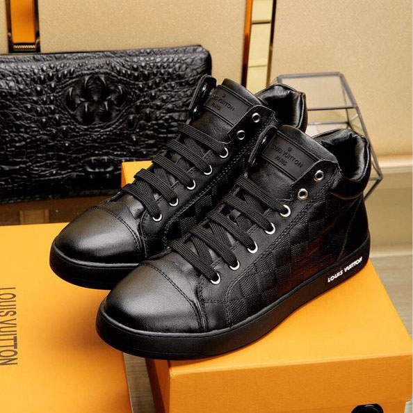 2017 Louis Vuitton men Sneakers shoes inside Lambskin leather