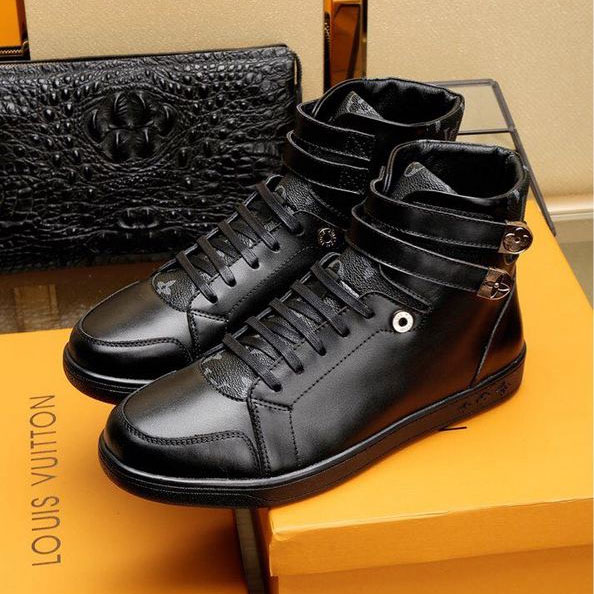 2017 Louis Vuitton men Sneakers shoes inside Lambskin leather