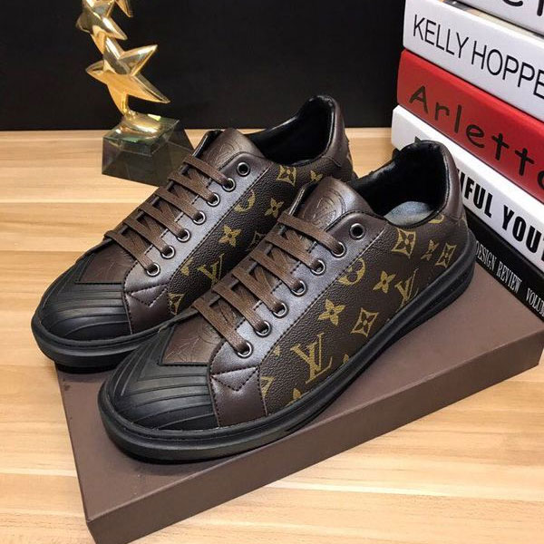 2017 Louis Vuitton men Sneakers shoes inside Lambskin leather