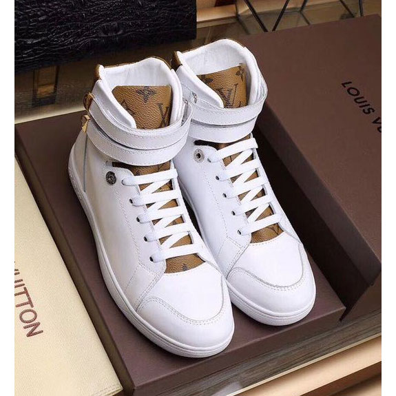 2017 Louis Vuitton men Sneakers shoes inside Lambskin leather