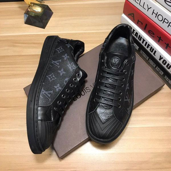 2017 Louis Vuitton men Sneakers shoes inside Lambskin leather