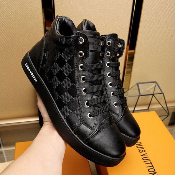 2017 Louis Vuitton men Sneakers shoes inside Lambskin leather