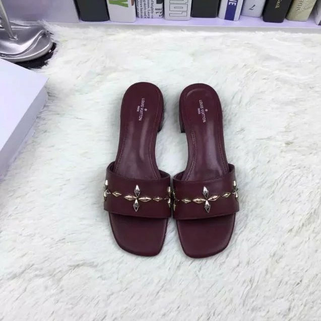 2017 Louis vitton women Slippers in Calfskin leather