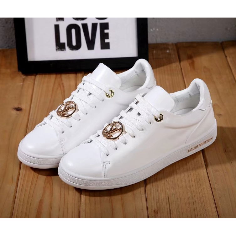 2017 Louis vitton women Sneakers shoes in Calfskin leather