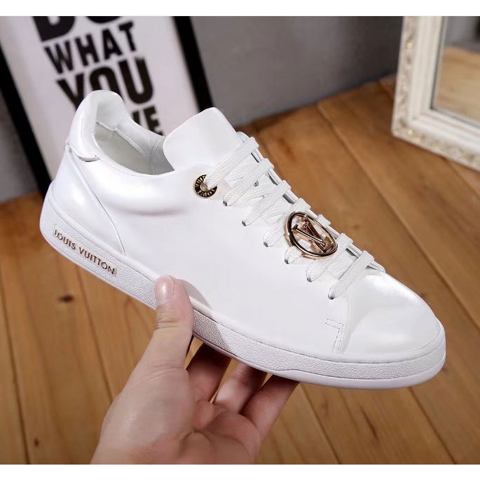 2017 Louis vitton women Sneakers shoes in Calfskin leather