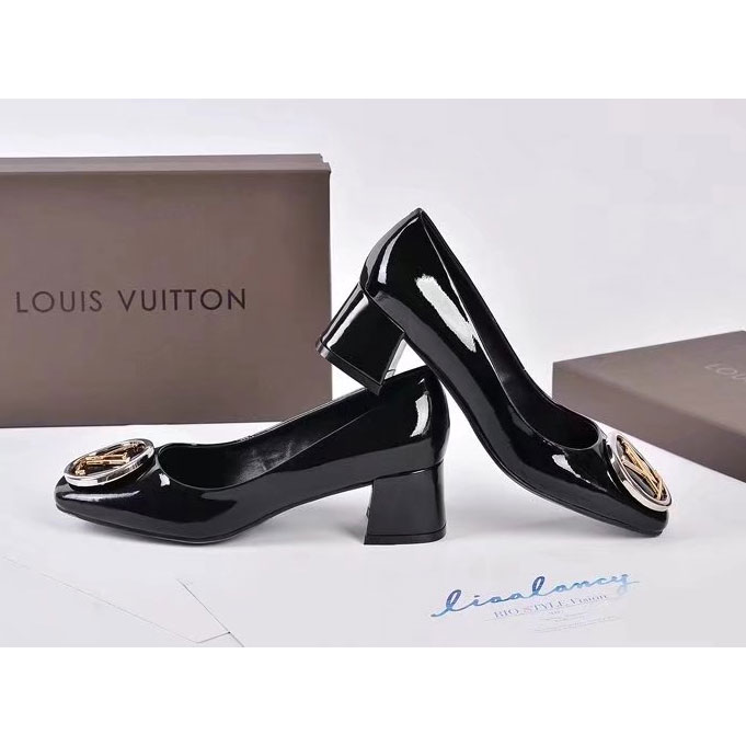 2017 Louis vitton women shoes in Calfskin leather 4.5 Heel