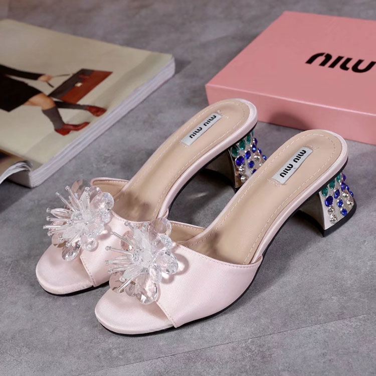 2017 Miu Miu women Slippers