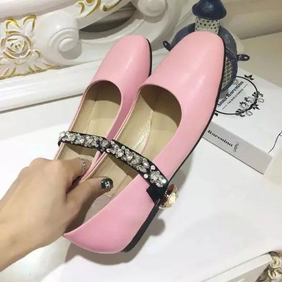 2017 Miu Miu women shoes in Calfskin leather