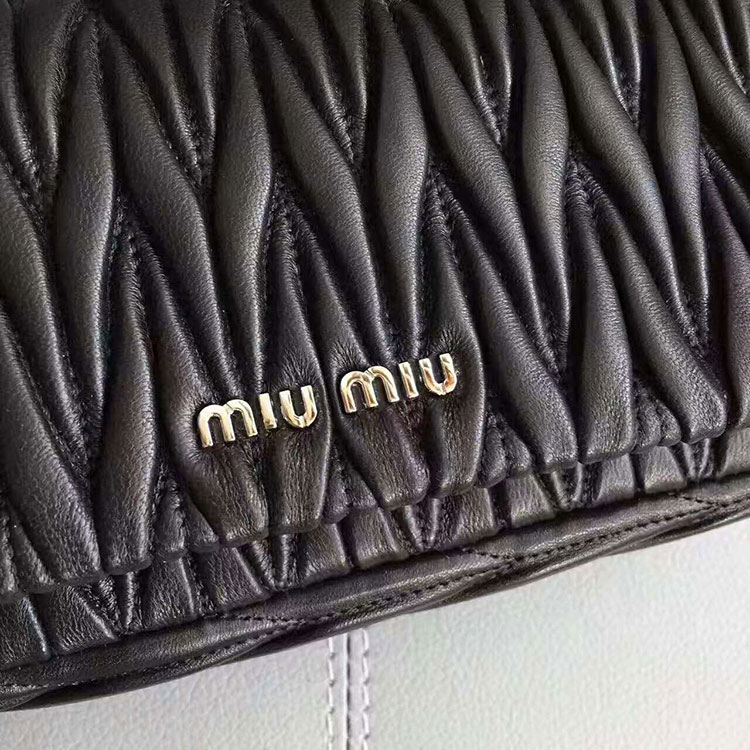 2017 MiuMiu BELT BAG in Original Sheepskin leather 5BL003