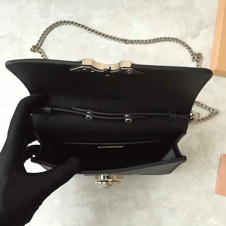 2017 MiuMiu Chain Shoulder Bag in Calfskin leather 5BH067