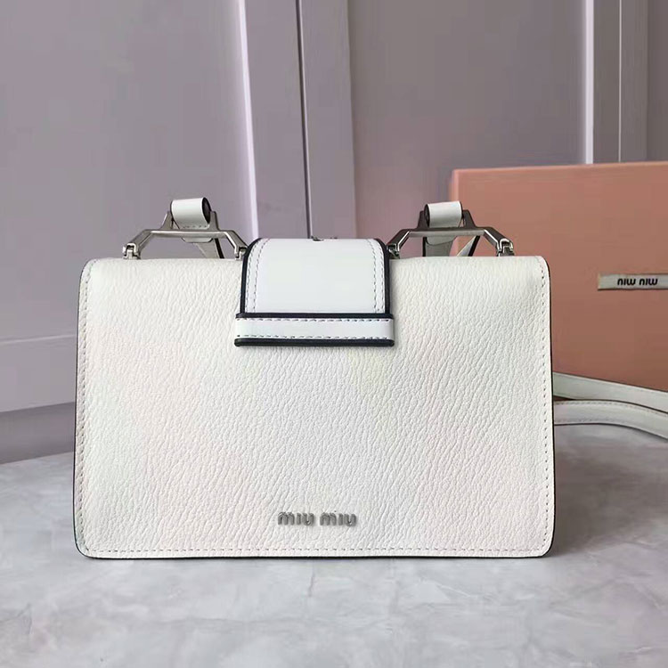 2017 MiuMiu Shoulder BAG IN LEATHER 5BH609