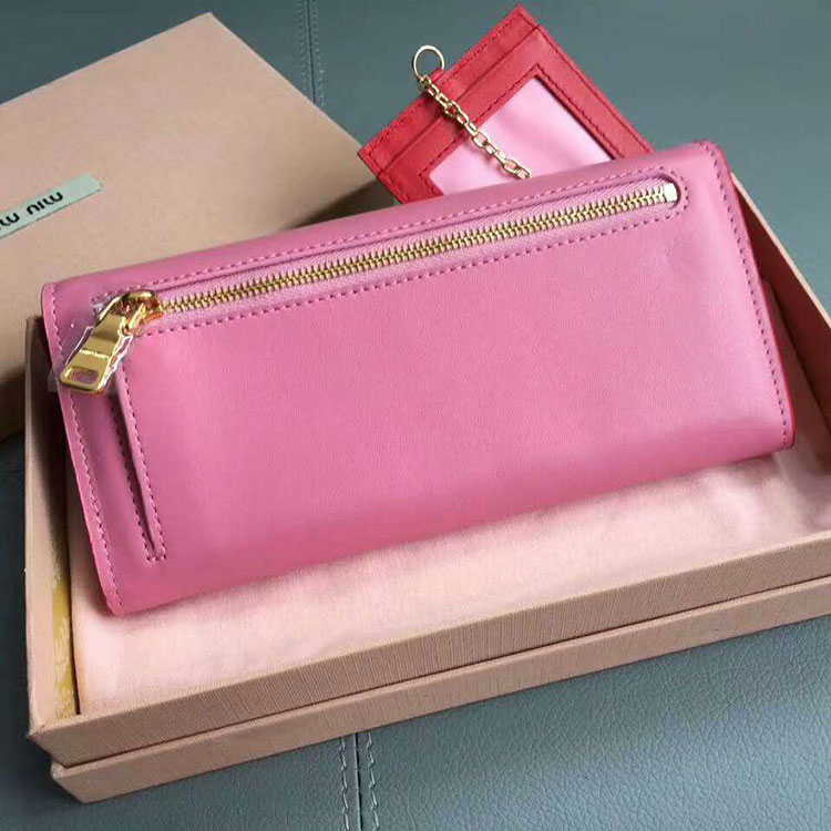 2017 MiuMiu WALLET in Original leather 5MH109