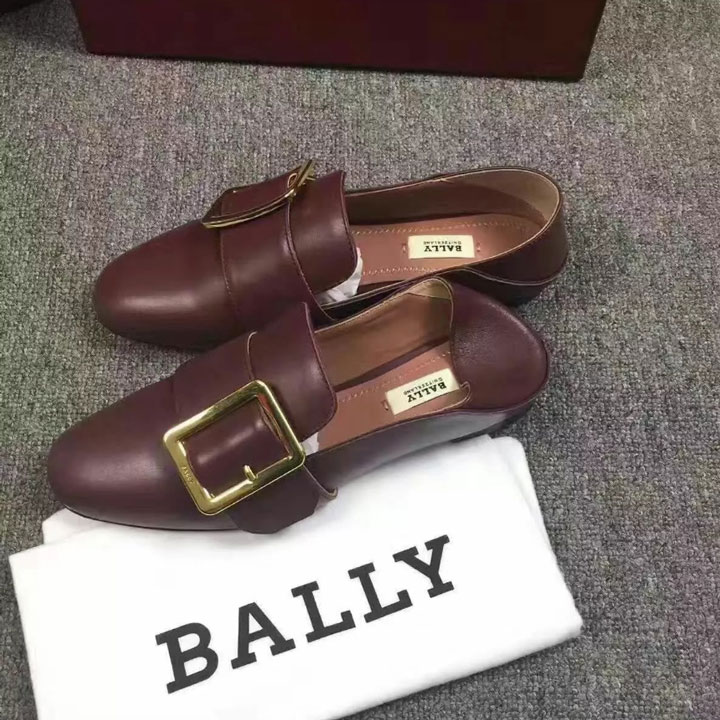 2017 New Arrivals Bally women shoes in Calfskin leather