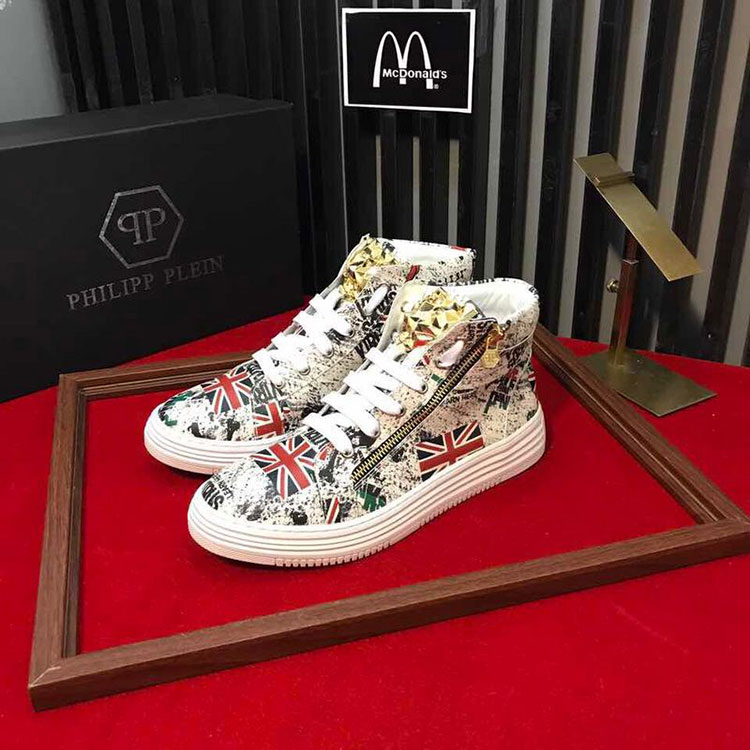 2017 Philipp Plein men Sneakers shoes